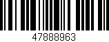 Código de barras (EAN, GTIN, SKU, ISBN): '47888963'