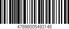 Código de barras (EAN, GTIN, SKU, ISBN): '47898005493146'