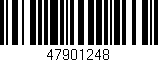 Código de barras (EAN, GTIN, SKU, ISBN): '47901248'
