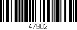 Código de barras (EAN, GTIN, SKU, ISBN): '47902'