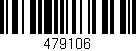 Código de barras (EAN, GTIN, SKU, ISBN): '479106'