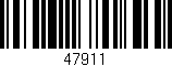 Código de barras (EAN, GTIN, SKU, ISBN): '47911'