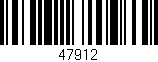 Código de barras (EAN, GTIN, SKU, ISBN): '47912'