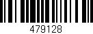 Código de barras (EAN, GTIN, SKU, ISBN): '479128'