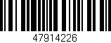 Código de barras (EAN, GTIN, SKU, ISBN): '47914226'