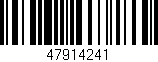 Código de barras (EAN, GTIN, SKU, ISBN): '47914241'