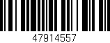 Código de barras (EAN, GTIN, SKU, ISBN): '47914557'