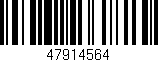 Código de barras (EAN, GTIN, SKU, ISBN): '47914564'