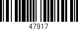 Código de barras (EAN, GTIN, SKU, ISBN): '47917'