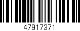 Código de barras (EAN, GTIN, SKU, ISBN): '47917371'