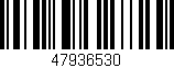Código de barras (EAN, GTIN, SKU, ISBN): '47936530'