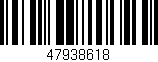 Código de barras (EAN, GTIN, SKU, ISBN): '47938618'