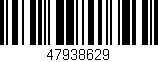 Código de barras (EAN, GTIN, SKU, ISBN): '47938629'