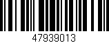 Código de barras (EAN, GTIN, SKU, ISBN): '47939013'