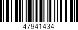 Código de barras (EAN, GTIN, SKU, ISBN): '47941434'