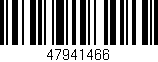 Código de barras (EAN, GTIN, SKU, ISBN): '47941466'