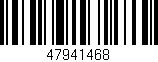 Código de barras (EAN, GTIN, SKU, ISBN): '47941468'