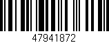 Código de barras (EAN, GTIN, SKU, ISBN): '47941872'