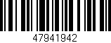 Código de barras (EAN, GTIN, SKU, ISBN): '47941942'
