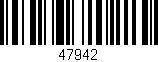 Código de barras (EAN, GTIN, SKU, ISBN): '47942'