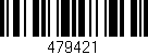Código de barras (EAN, GTIN, SKU, ISBN): '479421'