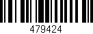 Código de barras (EAN, GTIN, SKU, ISBN): '479424'