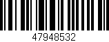Código de barras (EAN, GTIN, SKU, ISBN): '47948532'