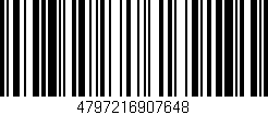 Código de barras (EAN, GTIN, SKU, ISBN): '4797216907648'