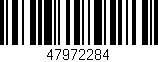 Código de barras (EAN, GTIN, SKU, ISBN): '47972284'