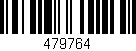 Código de barras (EAN, GTIN, SKU, ISBN): '479764'