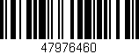 Código de barras (EAN, GTIN, SKU, ISBN): '47976460'