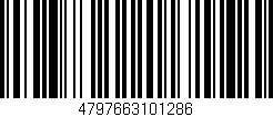 Código de barras (EAN, GTIN, SKU, ISBN): '4797663101286'