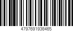 Código de barras (EAN, GTIN, SKU, ISBN): '4797691938465'