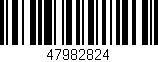 Código de barras (EAN, GTIN, SKU, ISBN): '47982824'