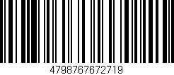 Código de barras (EAN, GTIN, SKU, ISBN): '4798767672719'