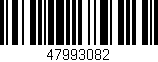 Código de barras (EAN, GTIN, SKU, ISBN): '47993082'