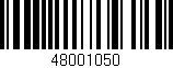 Código de barras (EAN, GTIN, SKU, ISBN): '48001050'