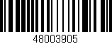 Código de barras (EAN, GTIN, SKU, ISBN): '48003905'