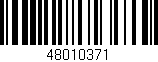 Código de barras (EAN, GTIN, SKU, ISBN): '48010371'