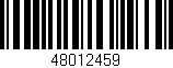 Código de barras (EAN, GTIN, SKU, ISBN): '48012459'