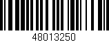 Código de barras (EAN, GTIN, SKU, ISBN): '48013250'