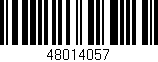 Código de barras (EAN, GTIN, SKU, ISBN): '48014057'