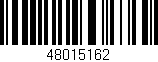Código de barras (EAN, GTIN, SKU, ISBN): '48015162'