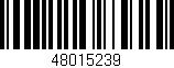 Código de barras (EAN, GTIN, SKU, ISBN): '48015239'