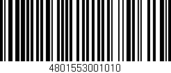 Código de barras (EAN, GTIN, SKU, ISBN): '4801553001010'