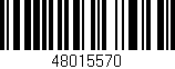 Código de barras (EAN, GTIN, SKU, ISBN): '48015570'