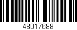 Código de barras (EAN, GTIN, SKU, ISBN): '48017688'