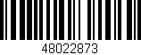 Código de barras (EAN, GTIN, SKU, ISBN): '48022873'