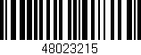 Código de barras (EAN, GTIN, SKU, ISBN): '48023215'