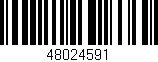 Código de barras (EAN, GTIN, SKU, ISBN): '48024591'